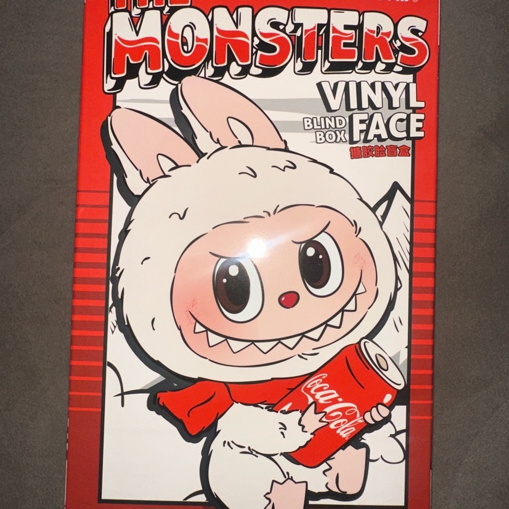 Authentic The Monsters Seated Labubu Coca-Cola Coke Limited Blind Box Popmart US